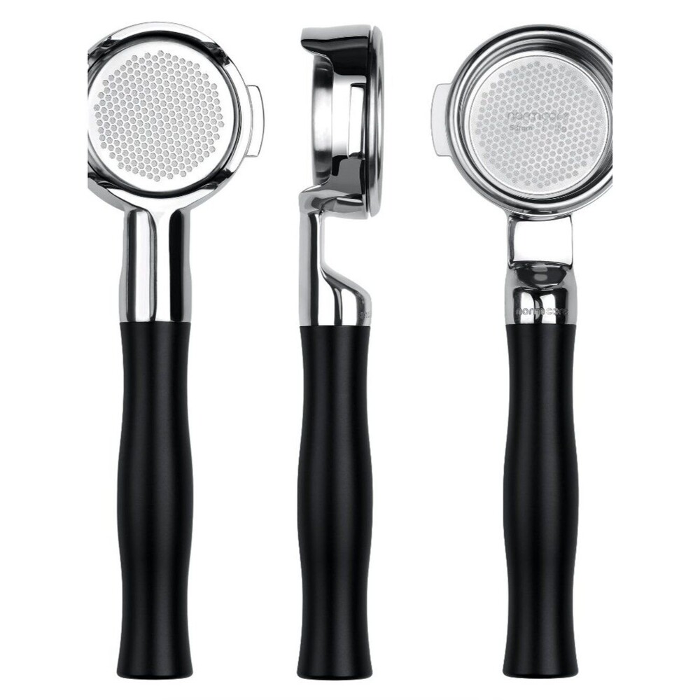 Normcore 58 mm Fit Breville Flat Naked Bottomless Portafilter with 18g Basket